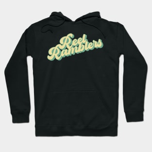 Reel Ramblers Green & Yellow Distressed Logo Hoodie